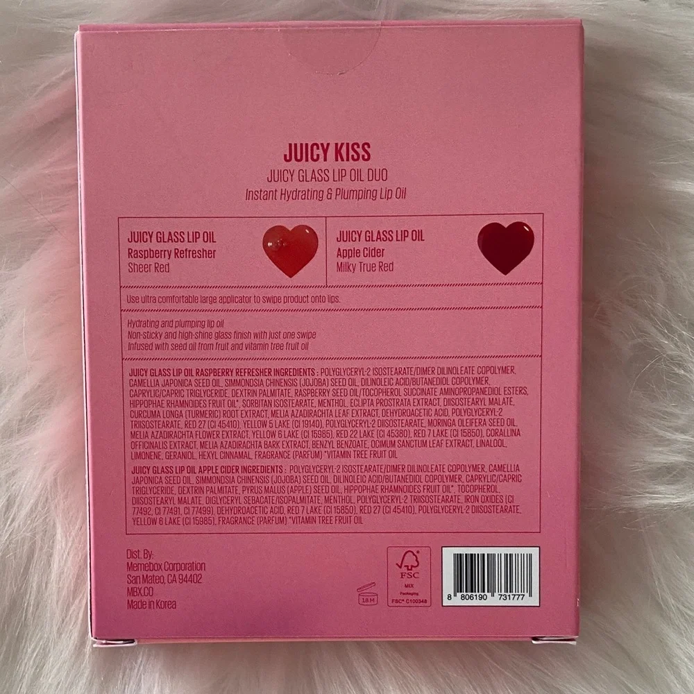 Kaja Juicy Kiss Juicy Glass Lip Oil Duo - NIB
